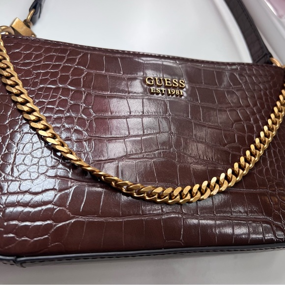 Guess Faux Leather Shoulder Bag - Picture 3 of 7